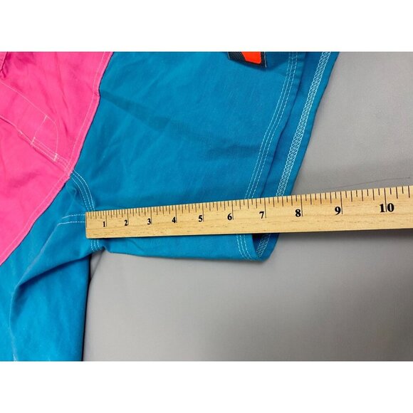 Quicksilver Board Short Mens Size 28 Stranger Things Pink Blue Surf beach - Picture 9 of 13